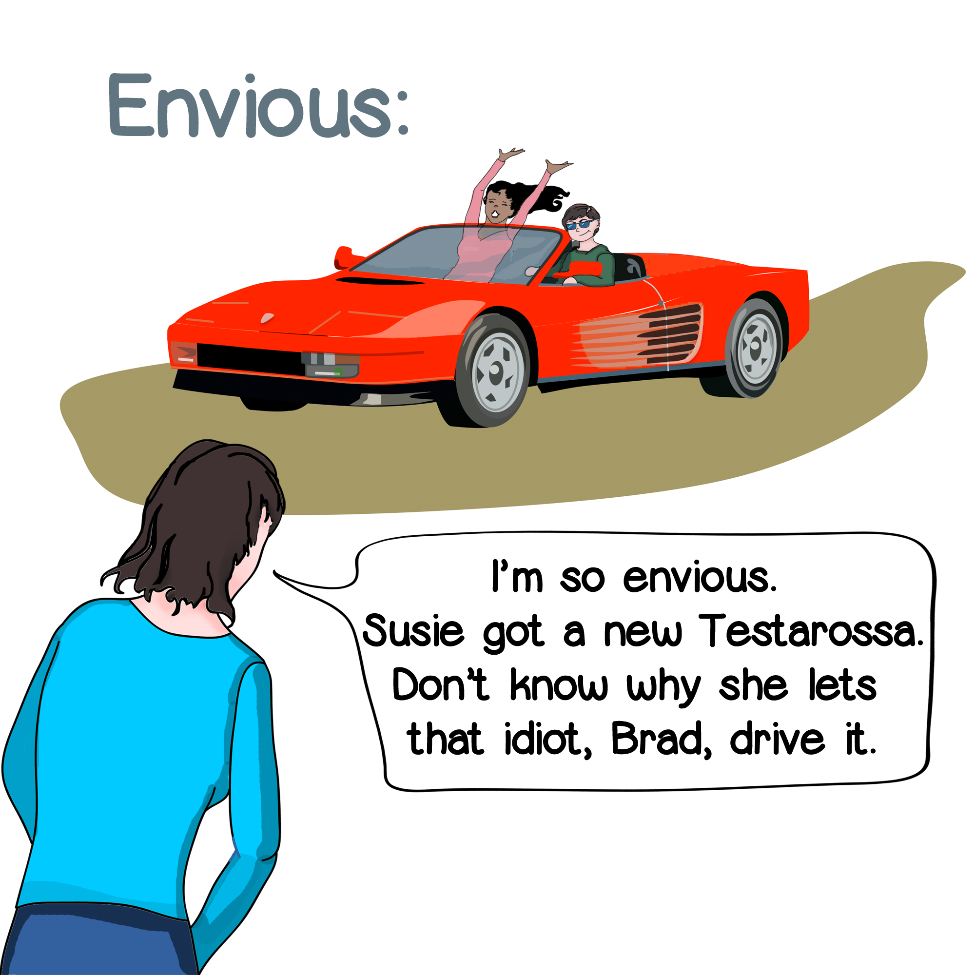 I'm envious.  Susie got a new Testarossa.