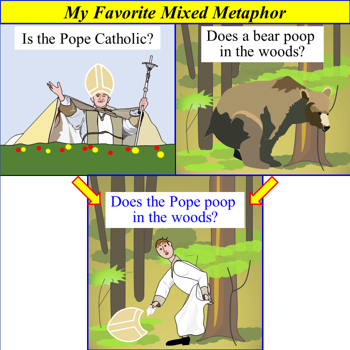 Does the Pope poop in the woods?