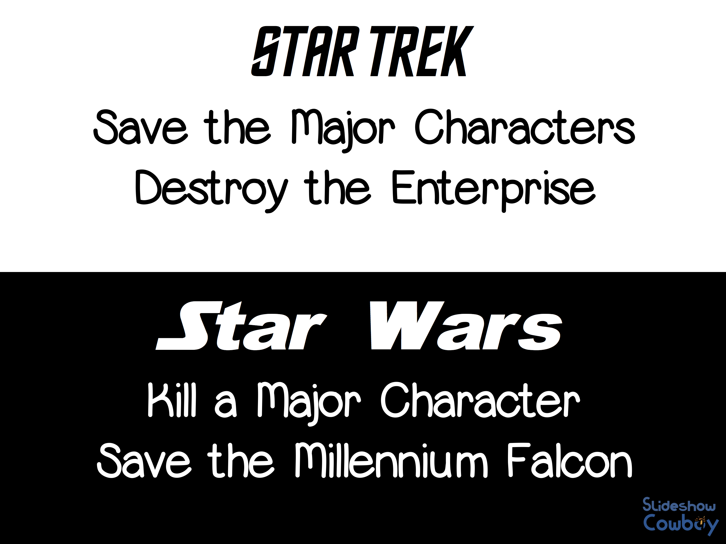 Star Trek vs. Star Wars